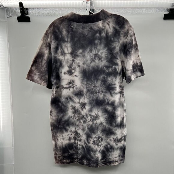 BP. Men's Tie Dye Polo Shirt Gray/White Size Large - Picture 7 of 9